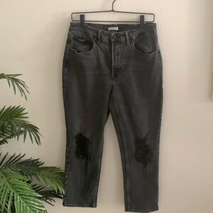 Good American Black Ankle & Cropped Jeans